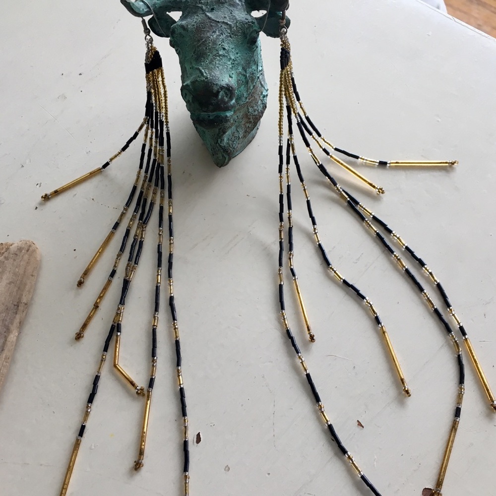 Festival 11” beaded earrings